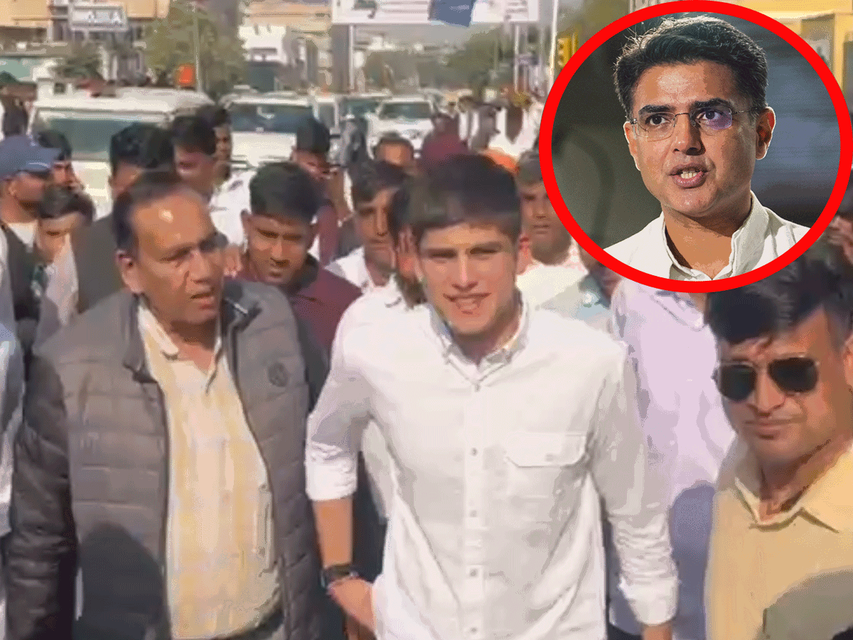 अरावली बचाने को लेकर पहली बार सड़कों पर दिखे सचिन पायलट के बेटे अरहान पायलट , लोगो ने जमकर की सेल्फी