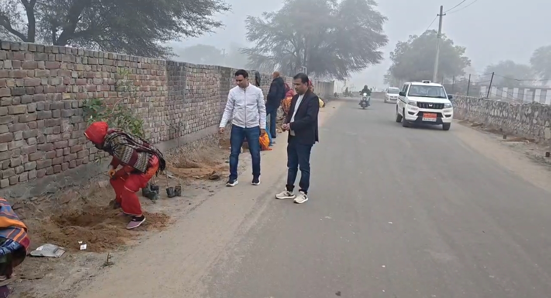 रींगस भैरुजी मंदिर मार्ग का होगा सौंदर्यीकरण, सैकड़ों पौधों से सजेगा मार्ग